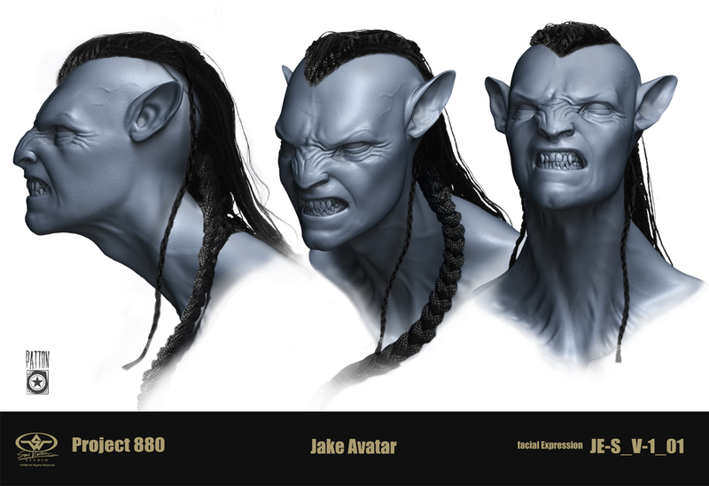 Illustration for article titled Avatar 3-D Sculpts
